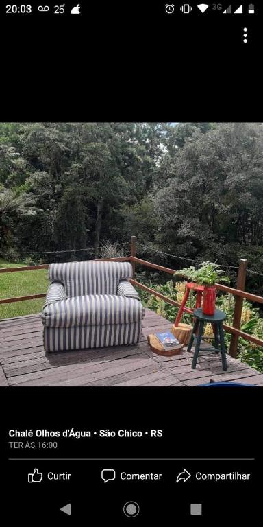  Chalé Sítio Olhos d'Água