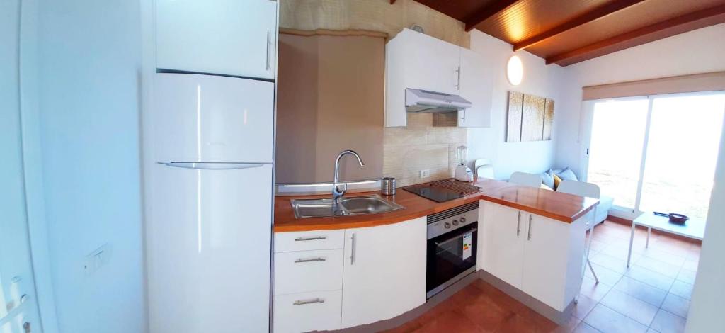 Kuchyň nebo kuchyňský kout v ubytování Casita con Encanto