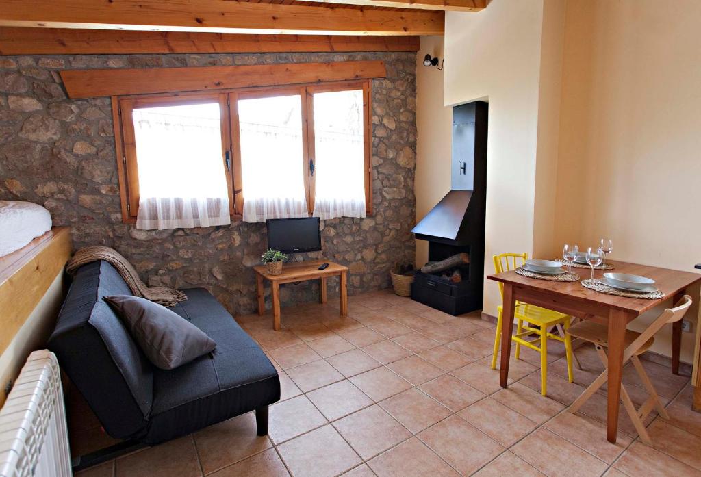 Posezení v ubytování Apartaments Cal Borda