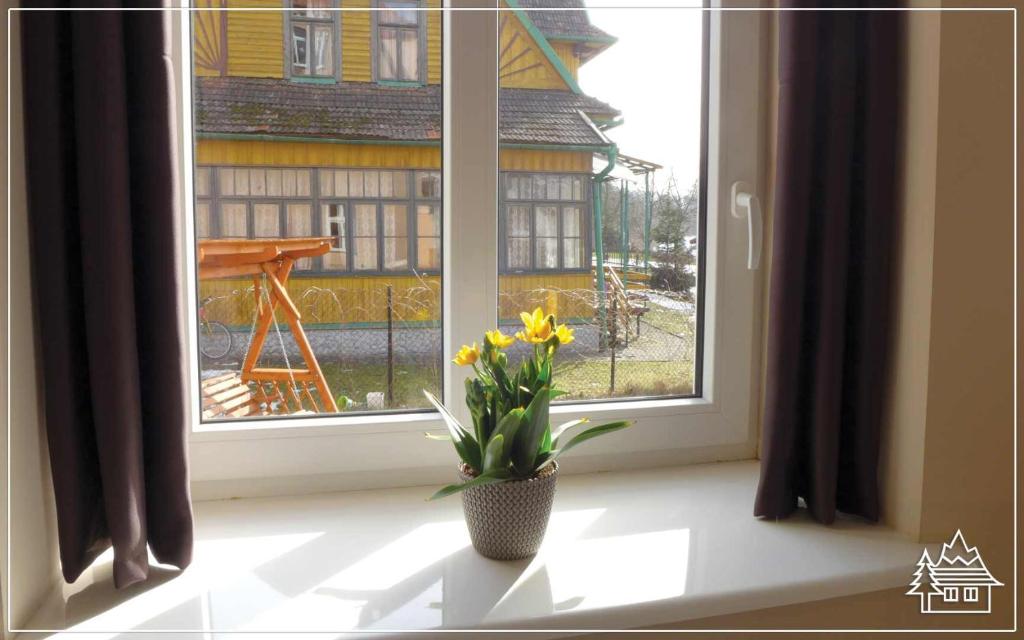 Balkón alebo terasa v ubytovaní Przystanek Rabka - Apartamenty w centrum