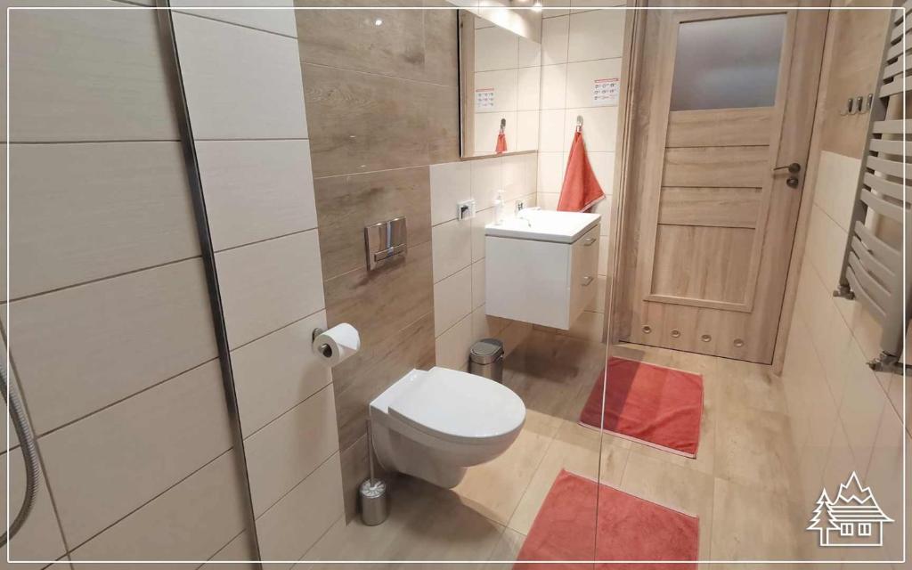 Kúpeľňa v ubytovaní Przystanek Rabka - Apartamenty w centrum
