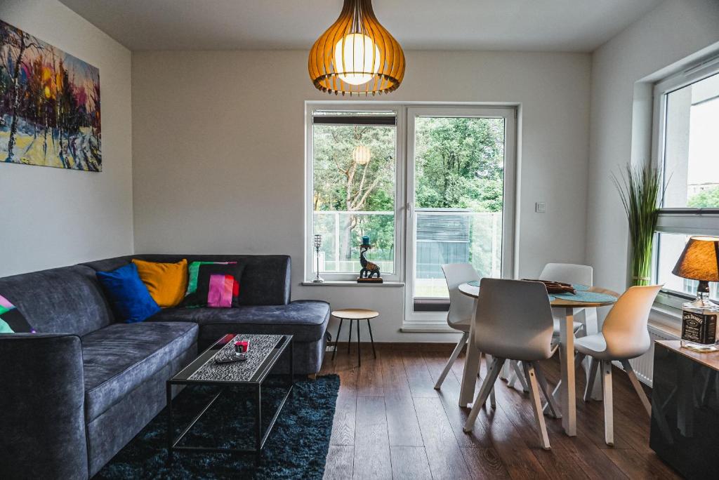 Posedenie v ubytovaní Apartament Baltica Towers