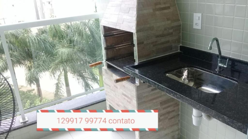  Apto na praia grande ubat/$250/vista pro mar/locac.Temporada/2guartos+2banheiros+2vagas/portaria 24h/predio zelao novo