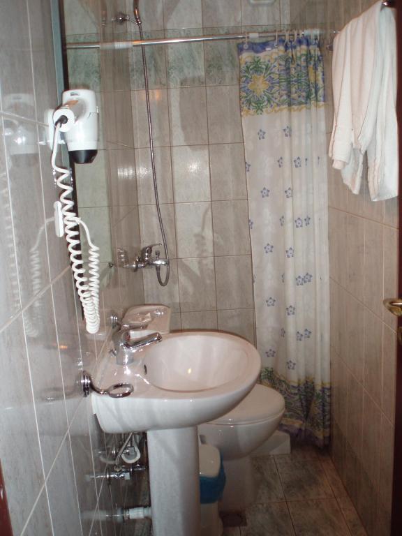 Koupelna v ubytování Bungalow - Camping Apollon