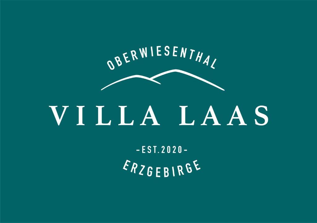 a logo for the villa laas headquarters at Villa Laas Oberwiesenthal in Kurort Oberwiesenthal