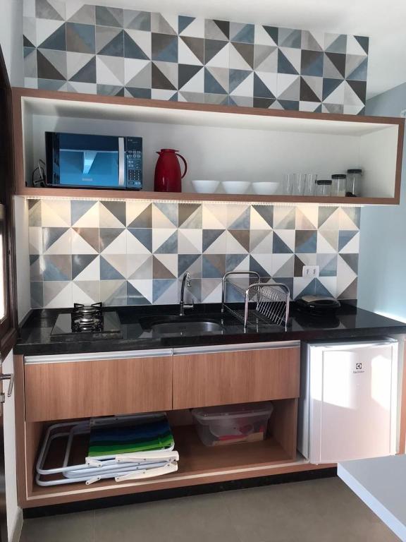  Studio 200m embarque Ilha do Mel com Garagem coberta