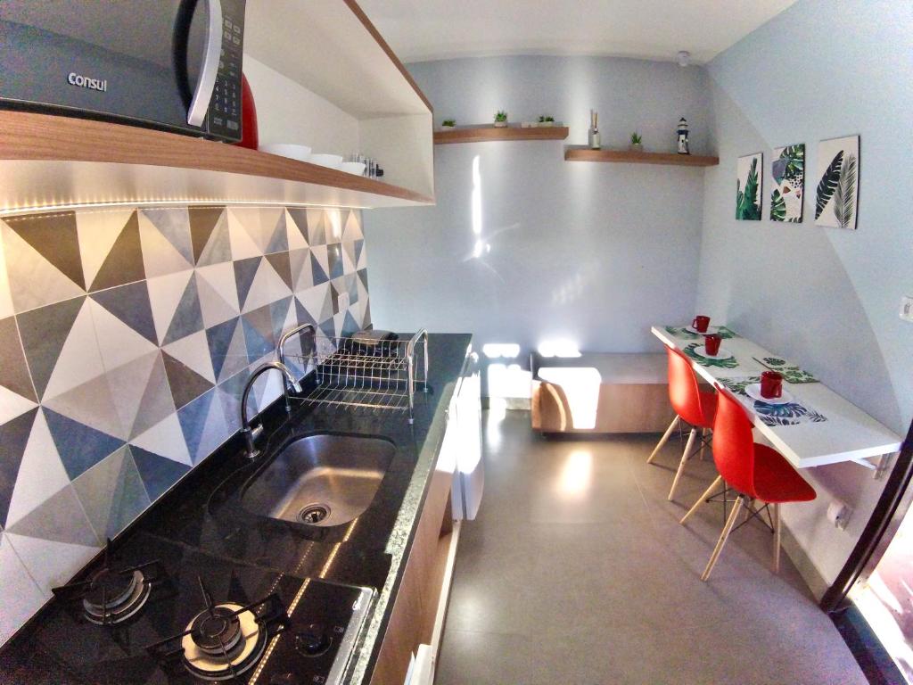  Studio 200m embarque Ilha do Mel com Garagem coberta