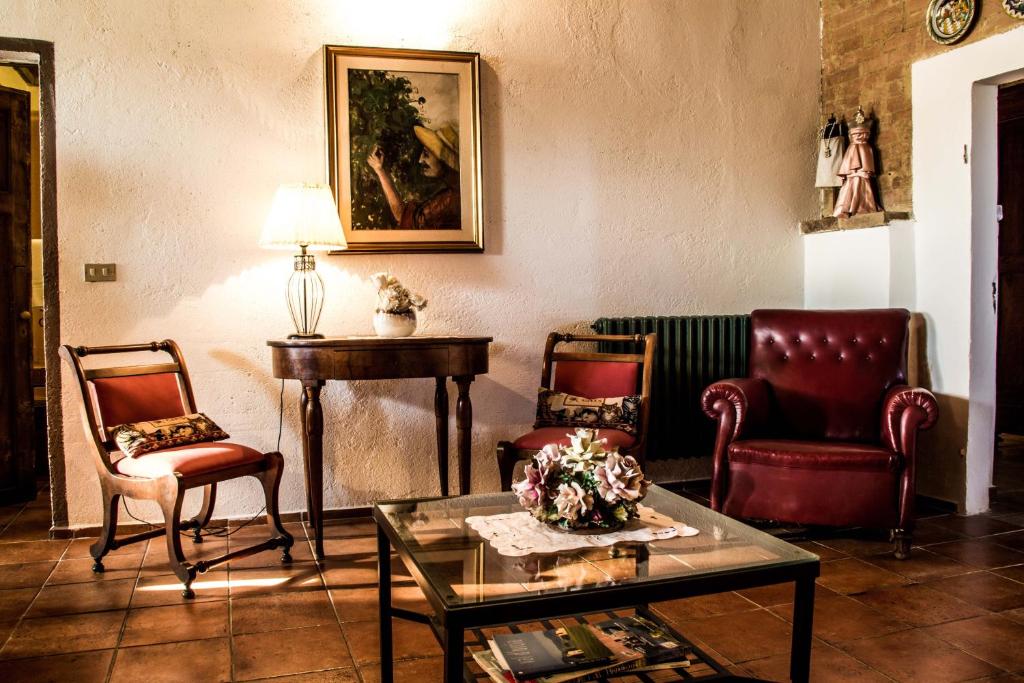 Posezení v ubytování Casa Vacanze Fornace