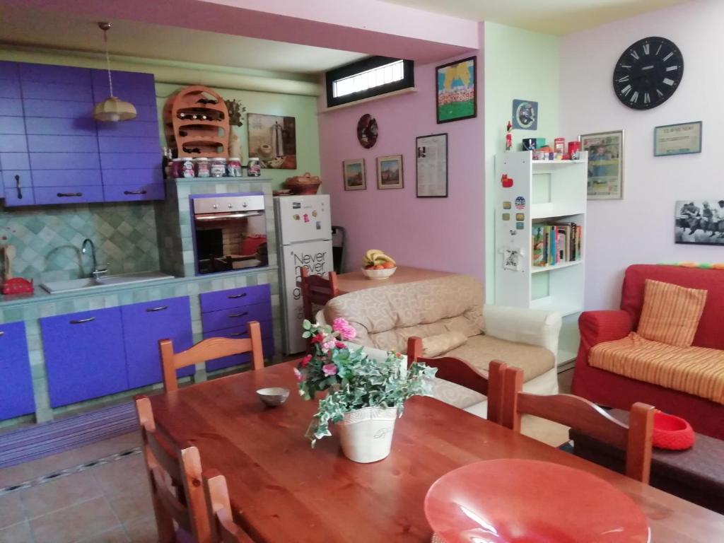 Posezení v ubytování Specchia Terrazza&Tavernetta Arcobaleno
