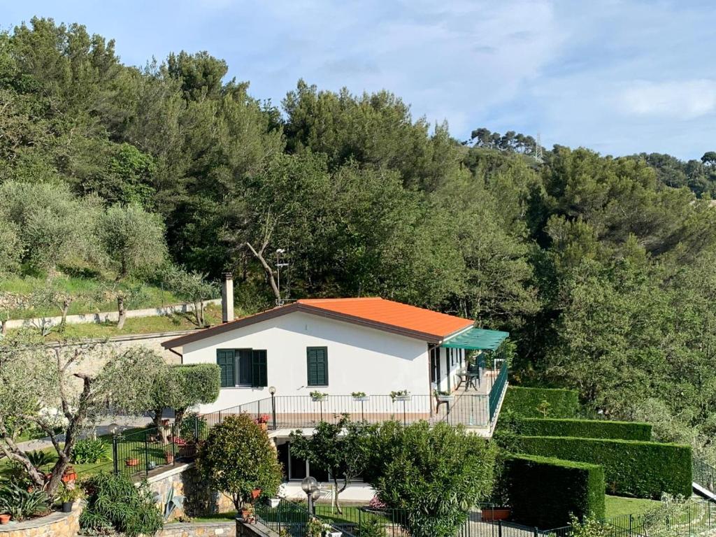Vonkajšia záhrada v ubytovaní Villa Angela
