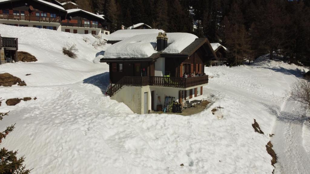 Chalet Foresta v zimě