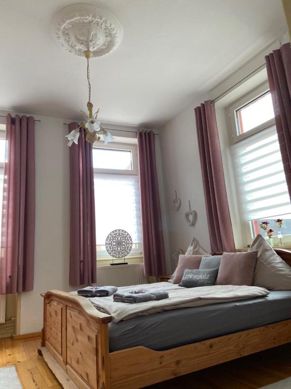 Postel nebo postele na pokoji v ubytování Ferienwohnung Vino Palatina