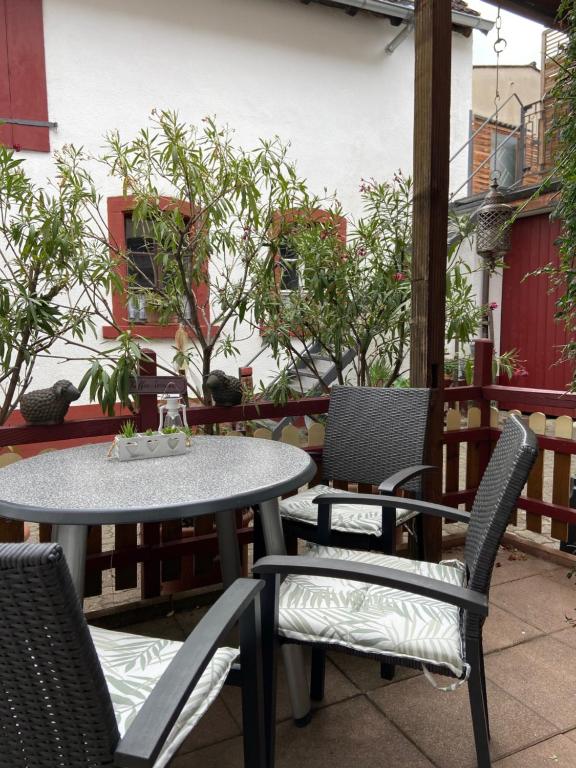 Balkón nebo terasa v ubytování Ferienwohnung Vino Palatina