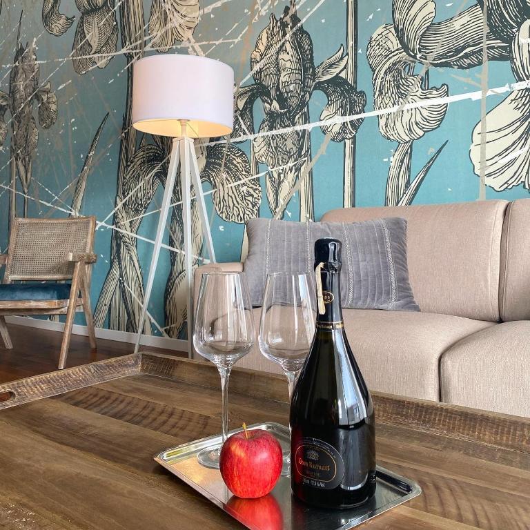 HR Hôtel-Restaurant & Spa Marin - 家庭豪华套房
