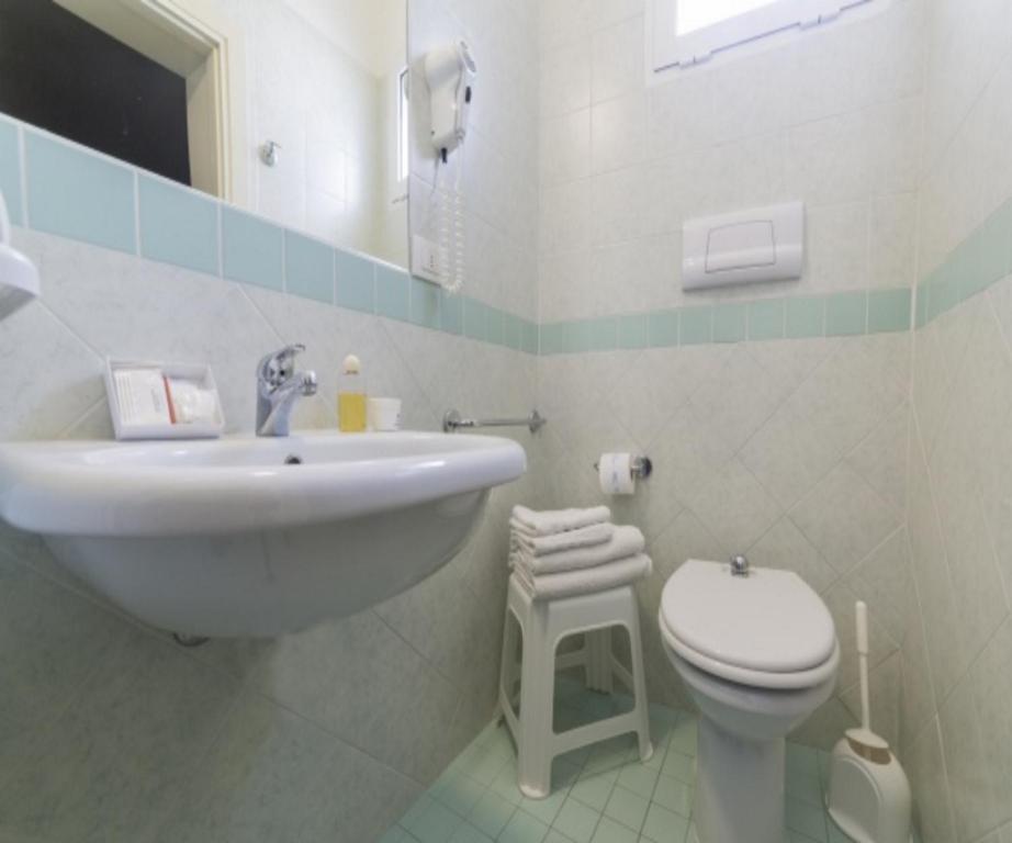 Koupelna v ubytování Hotel Ritter