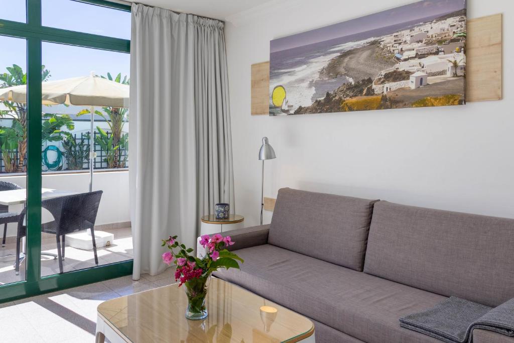 Posezení v ubytování Apartamentos La Tegala