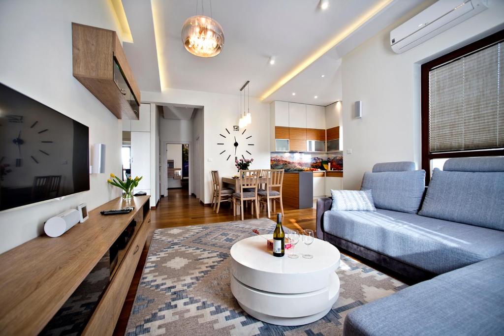 Posedenie v ubytovaní Jana Kazimierza 57 Serviced Apartments