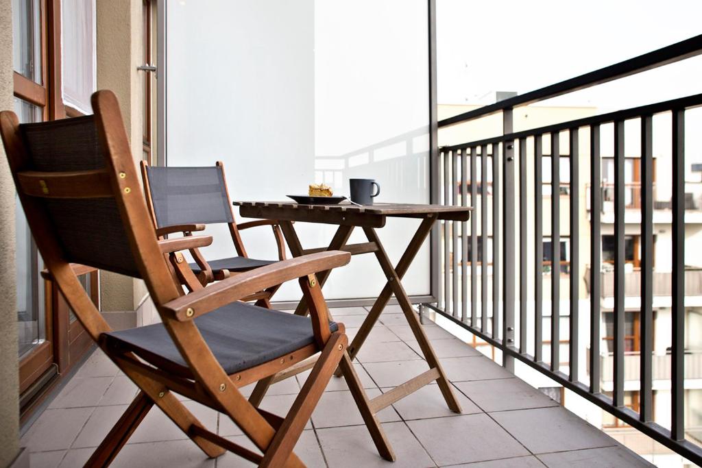 Balkón alebo terasa v ubytovaní Jana Kazimierza 57 Serviced Apartments