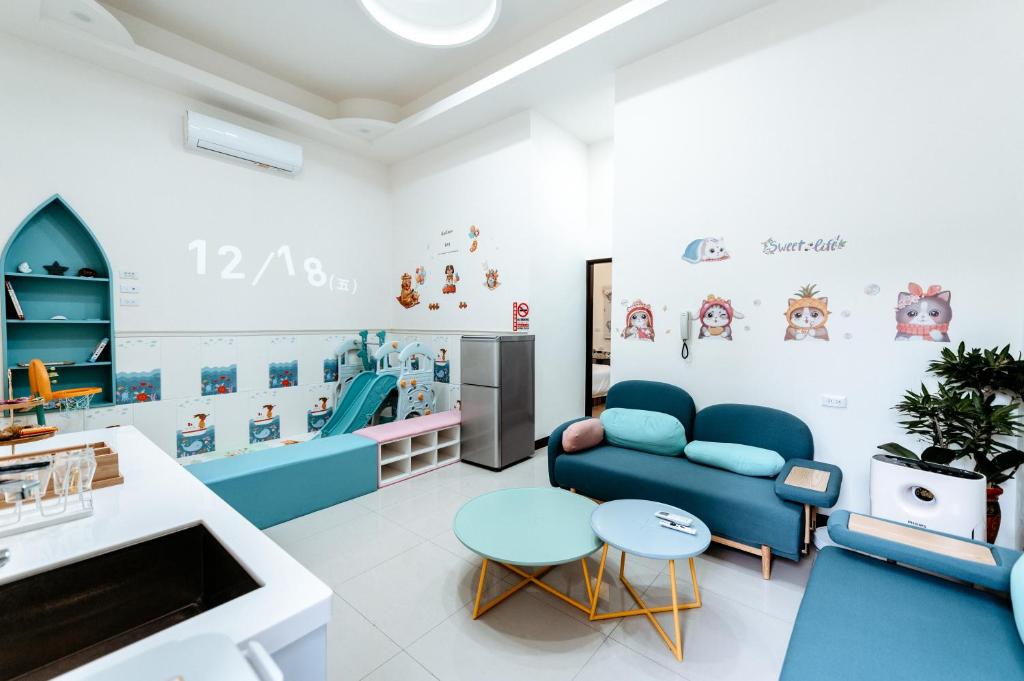 Posezení v ubytování Wuzhou Yi Homestay