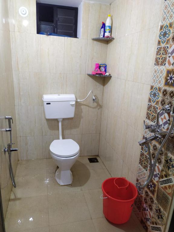 Koupelna v ubytování Jiten Homestay