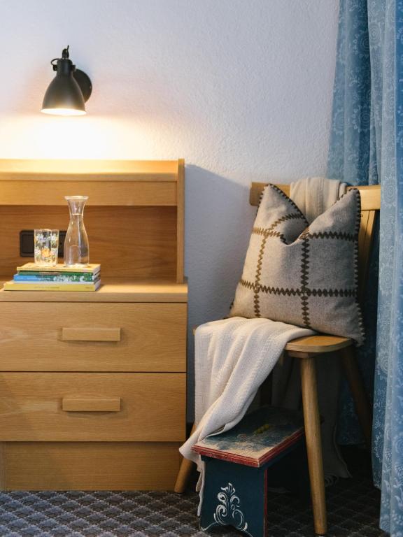 Postel nebo postele na pokoji v ubytování Garni Fany
