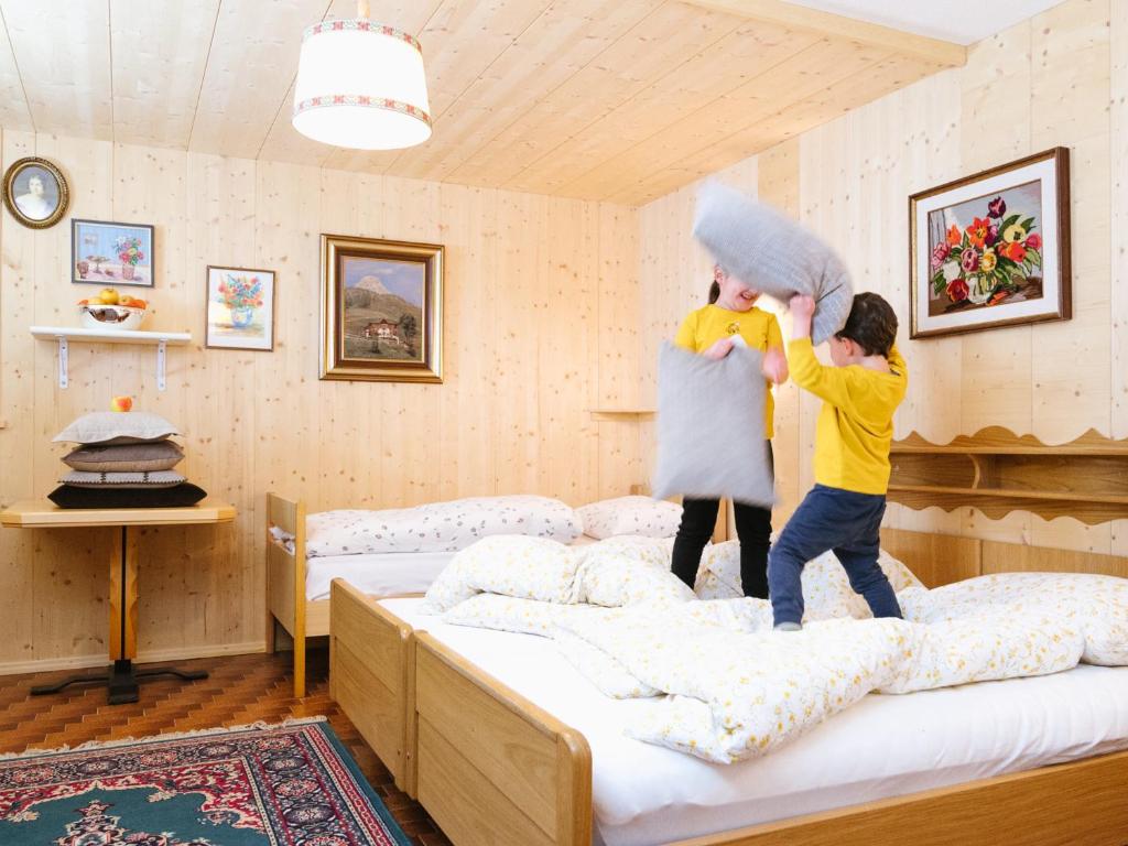 Postel nebo postele na pokoji v ubytování Garni Fany