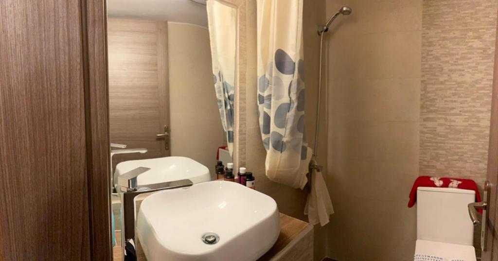 Kylpyhuone majoituspaikassa Xenia_Apartments A2