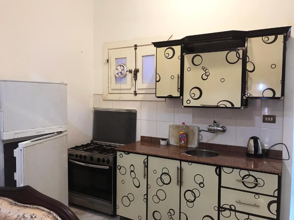 Kuchyň nebo kuchyňský kout v ubytování Station House