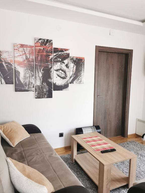 Posezení v ubytování Apartman NINA Bombonjera
