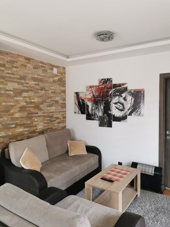 Posezení v ubytování Apartman NINA Bombonjera
