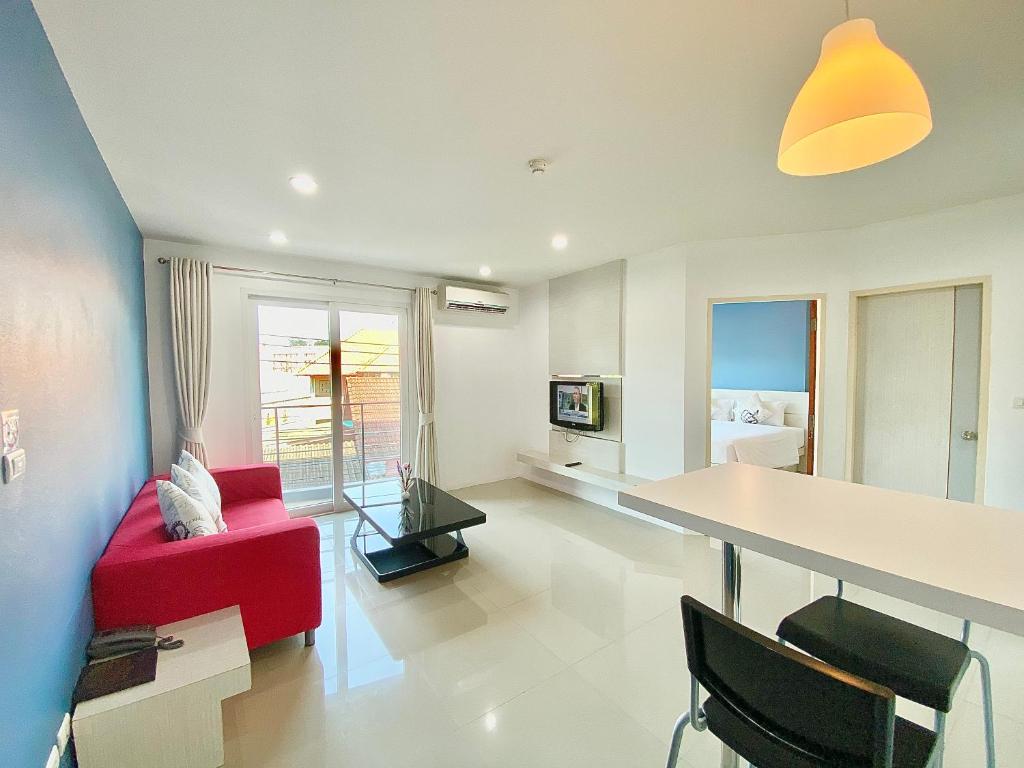 Posezení v ubytování The Palms Residence - SHA Extra Plus