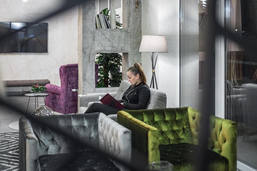 Posezení v ubytování Amarant Hotel & Conference Halls by CHM