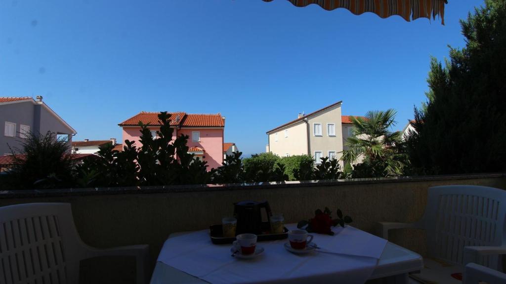 Balkón nebo terasa v ubytování Apartments Grahovac