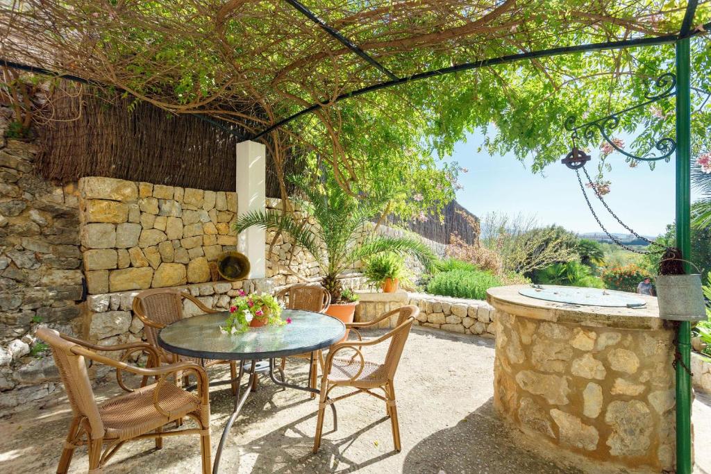 Zahrada ubytování Villa Boquer Petit - Piedra