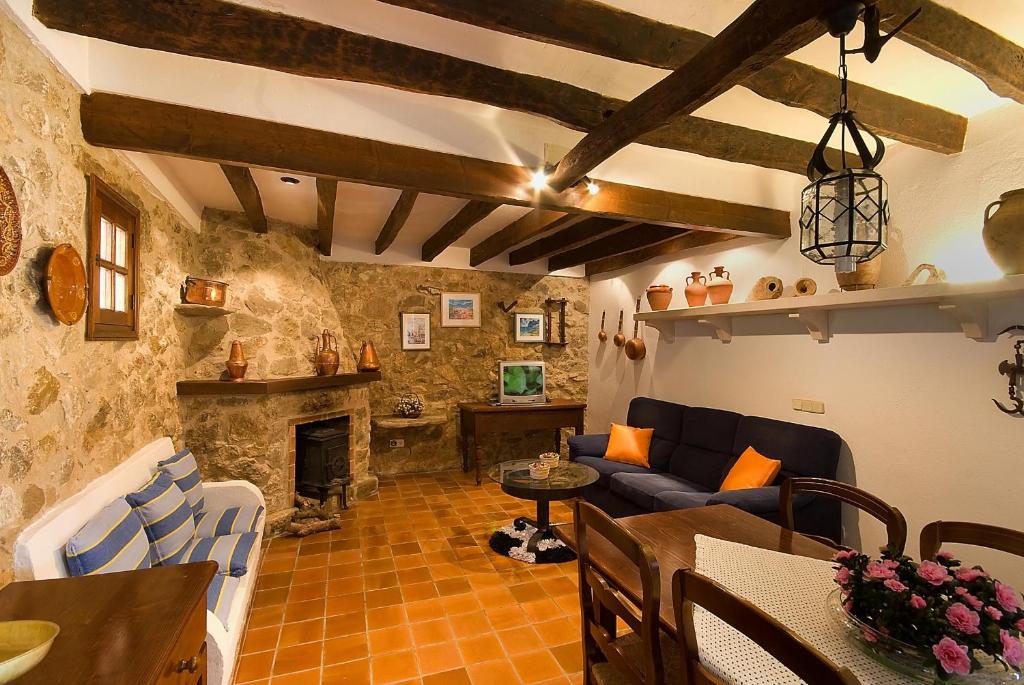 Posezení v ubytování Villa Boquer Petit - Piedra