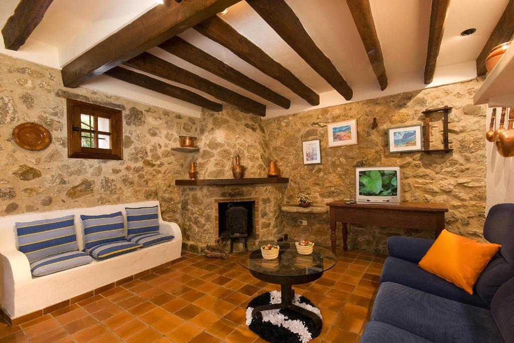 Posezení v ubytování Villa Boquer Petit - Piedra