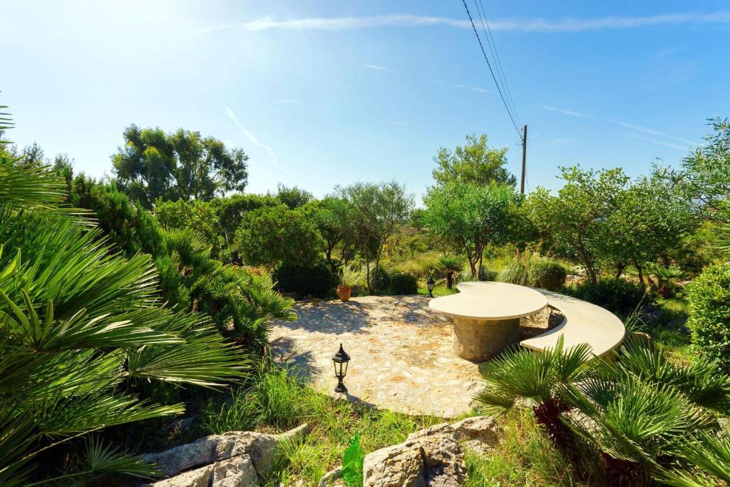 Zahrada ubytování Villa Boquer Petit - Piedra