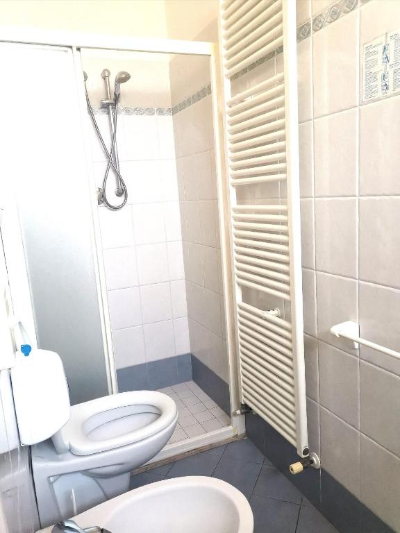 Koupelna v ubytování Hotel Alcazar