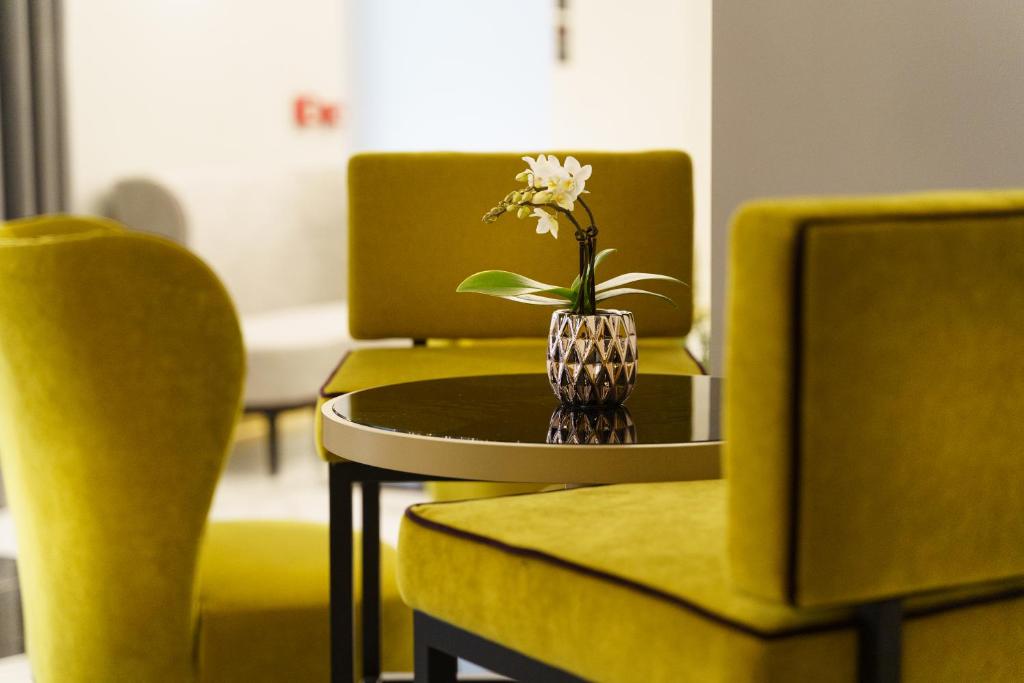 Posezení v ubytování The Cross Hotel