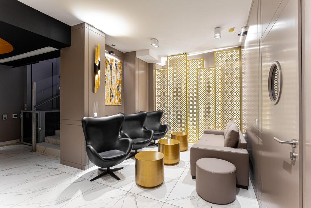 Posezení v ubytování Trofana Wellness & SPA