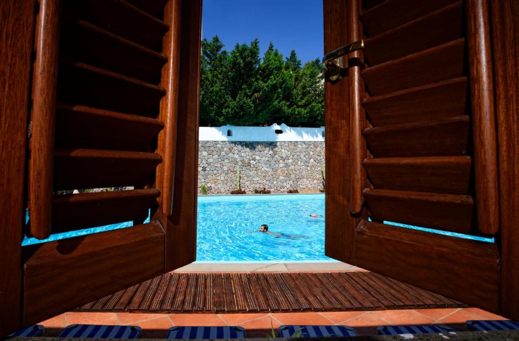 Bazén v ubytování Gattopardo Park Hotel nebo v jeho okolí