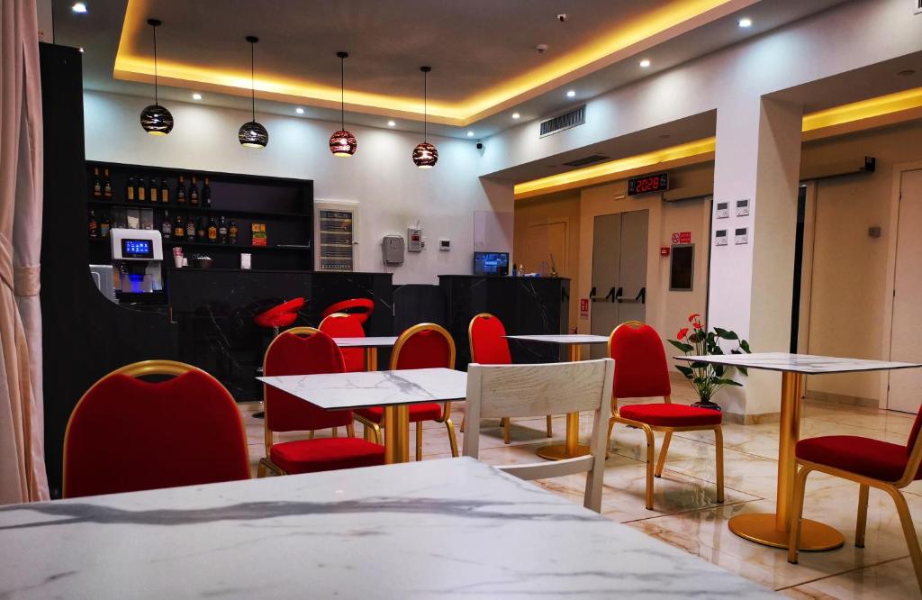 Posezení v ubytování CSI Group - Hotel Metropoli