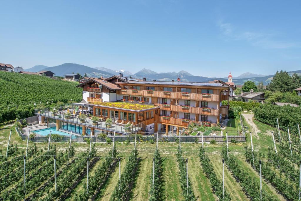 a hotel in the middle of a vineyard at Hotel Jonathan in Natz-Schabs