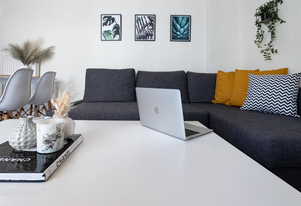Część wypoczynkowa w obiekcie Yellow Fresh Apartment 2