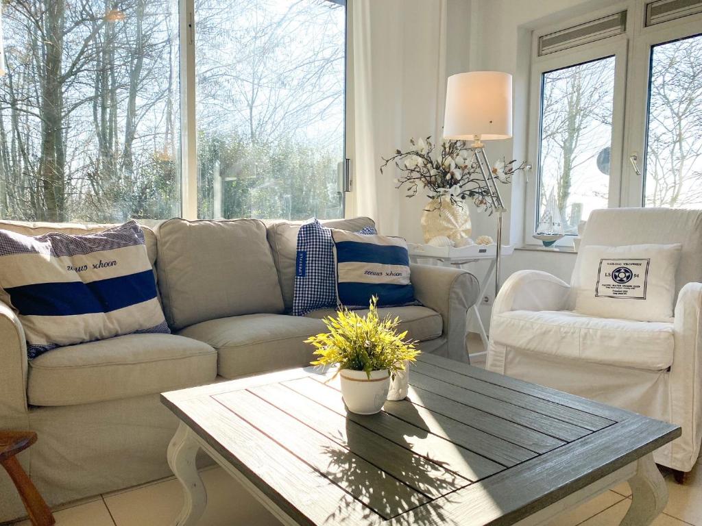 Posezení v ubytování Luxe Vakantiehuis Oostkapelle OK32