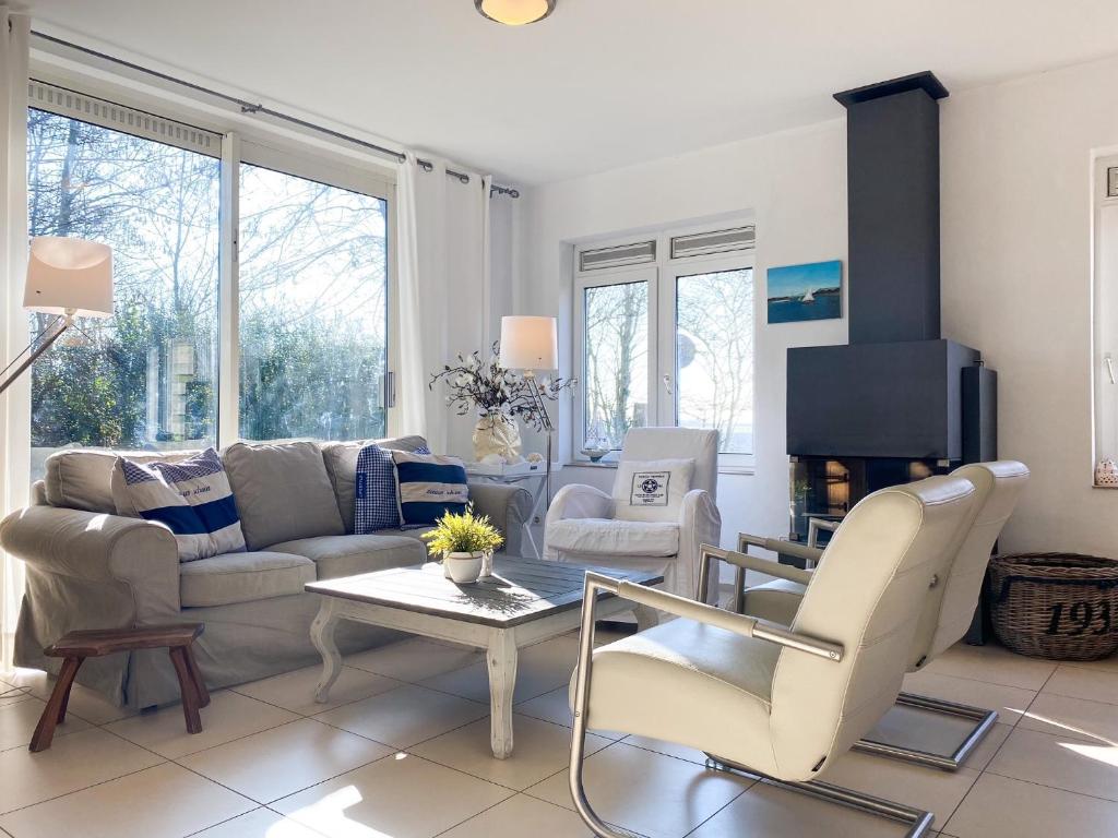 Posezení v ubytování Luxe Vakantiehuis Oostkapelle OK32