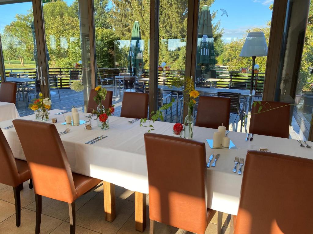 Restaurace v ubytování Bachhof Resort Hotel