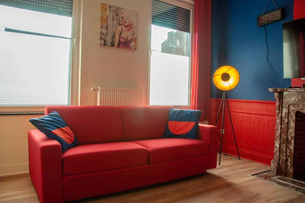 Posezení v ubytování Vip room 209