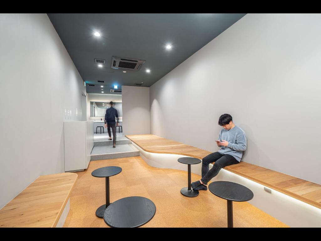 Hosté ubytování Capsule Plus Yokohama Sauna & Capsule