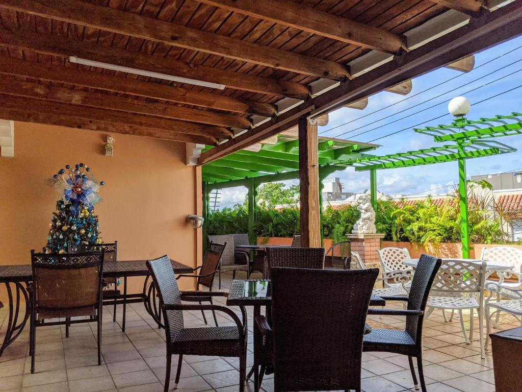 Patio nebo venkovní prostory v ubytování Hotel San Jorge